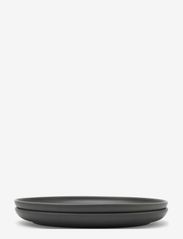 Knabstrup Keramik - Tavola plate, 2 pcs. - speiseteller - grey - 0