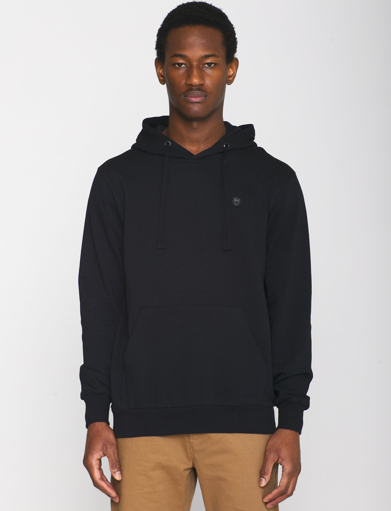 Knowledge Cotton Apparel Arvid Basic Hood Badge Sweat - Gots - - XL 1