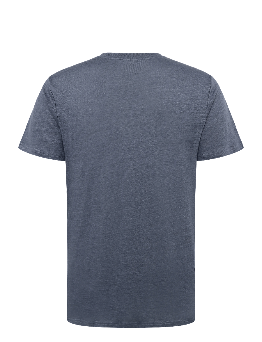 Knowledge Cotton Apparel - Linen t-shirt - vintage indigo - 1