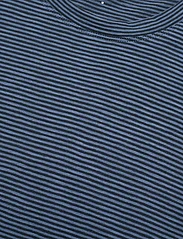Knowledge Cotton Apparel - Narrow striped slub tee - GOTS/Vega - lyhythihaiset - blue stripe - 5