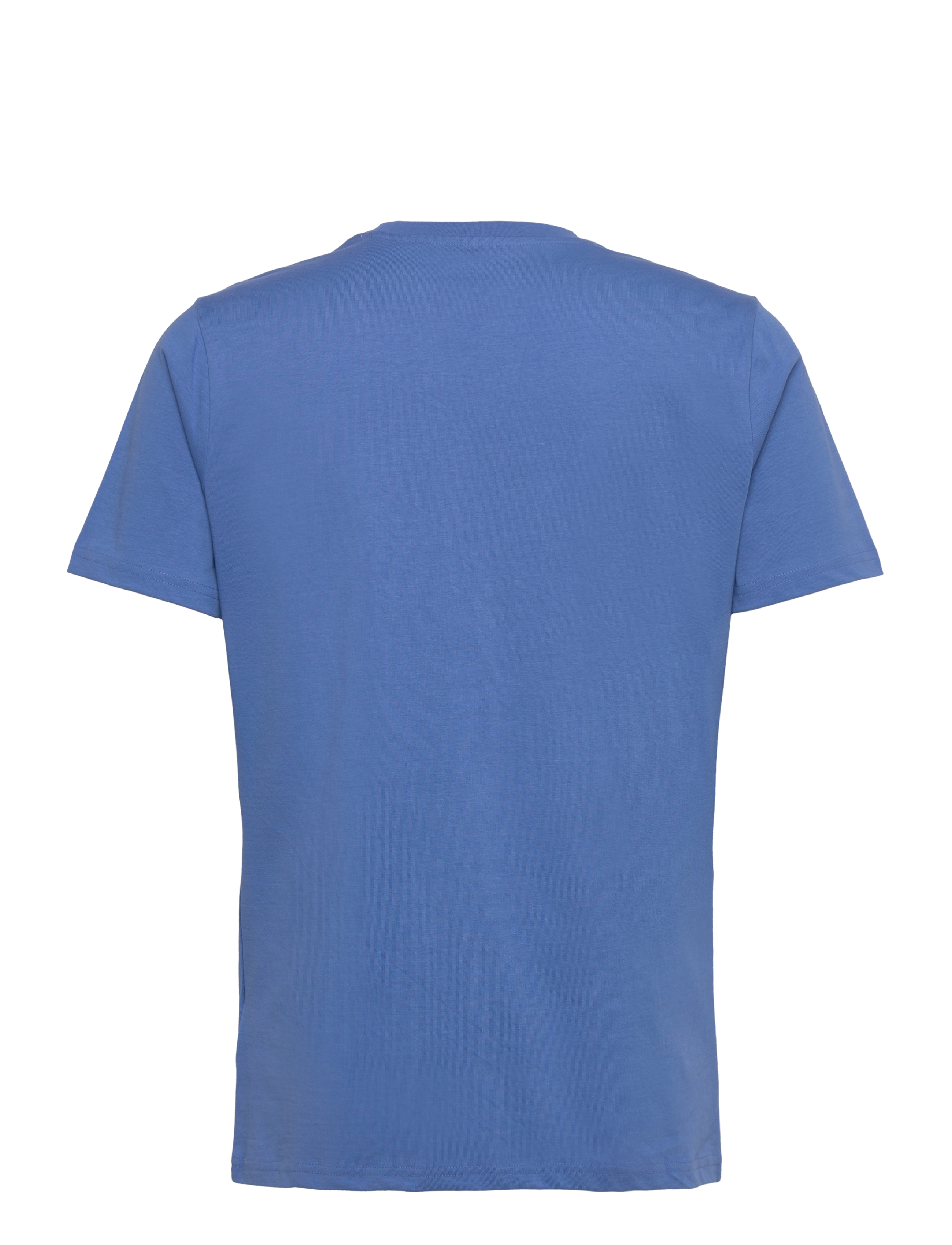 Knowledge Cotton Apparel - Regular trademark chest print t-shi - campanula - 1