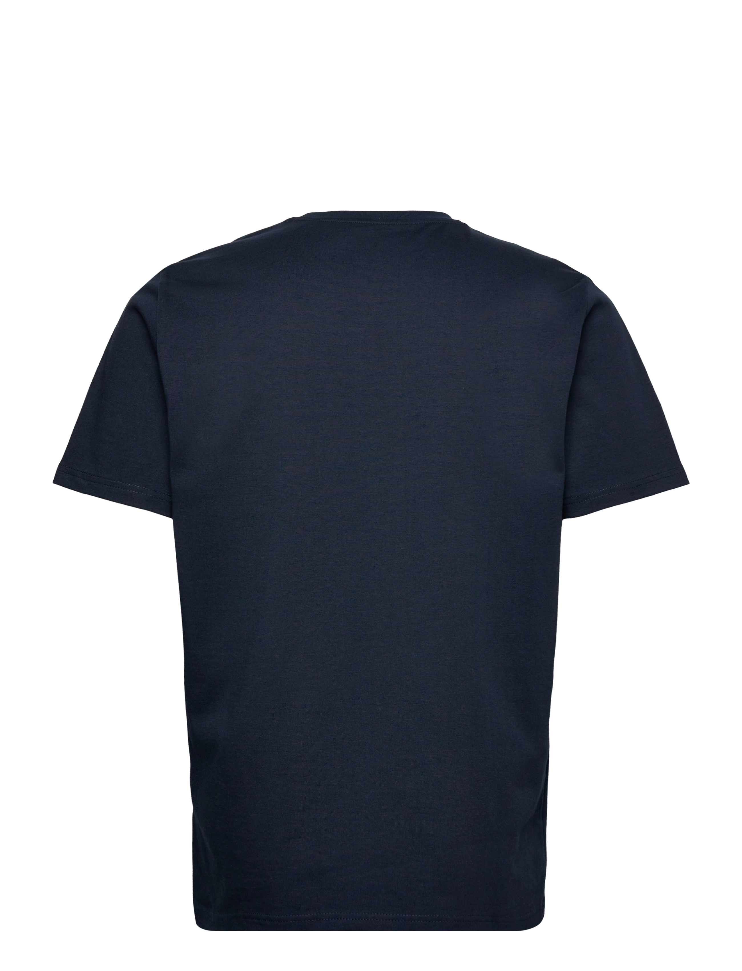 Knowledge Cotton Apparel - Regular mountain front print t-shir - total eclipse - 1