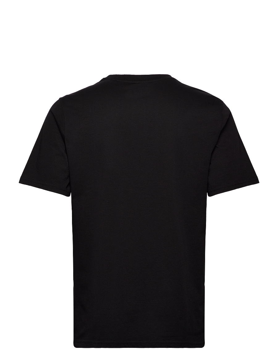 Knowledge Cotton Apparel - Owl chest tee - GOTS/Vegan - lühikeste varrukatega t-särgid - black jet - 1