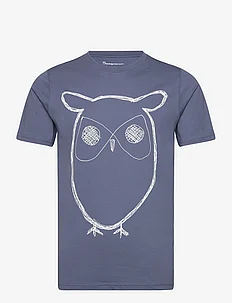 ALDER big owl tee - GOTS/Vegan, Knowledge Cotton Apparel