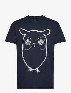 ALDER big owl tee - GOTS/Vegan, Knowledge Cotton Apparel