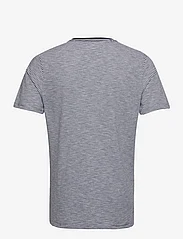 Knowledge Cotton Apparel - Regular striped basic tee - GOTS/Ve - kortärmade t-shirts - blue stripe - 1