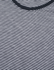 Knowledge Cotton Apparel - Regular striped basic tee - GOTS/Ve - marškinėliai trumpomis rankovėmis - blue stripe - 4