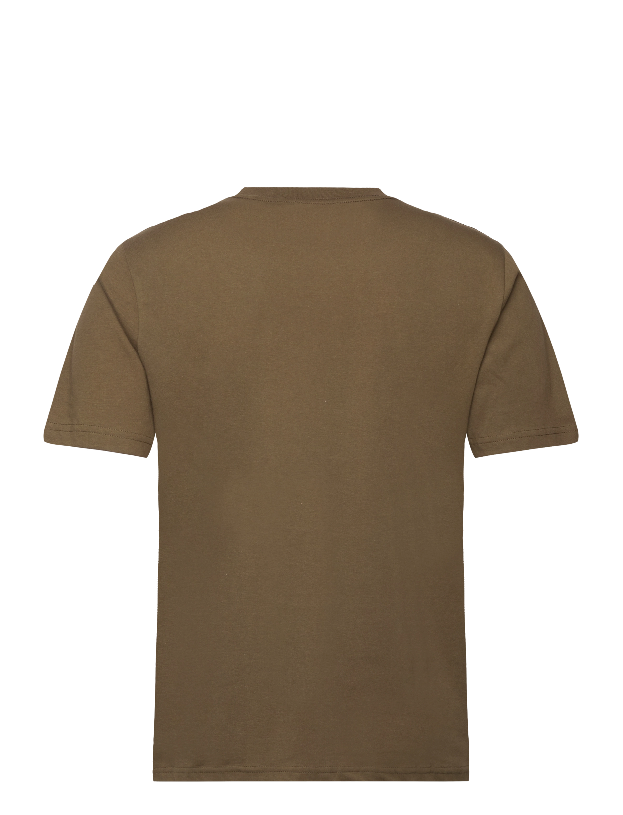 Knowledge Cotton Apparel - Regular fit owl chest print - GOTS/ - dark olive - 1