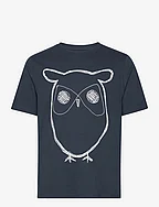 Regular big owl front print t-shirt - TOTAL ECLIPSE