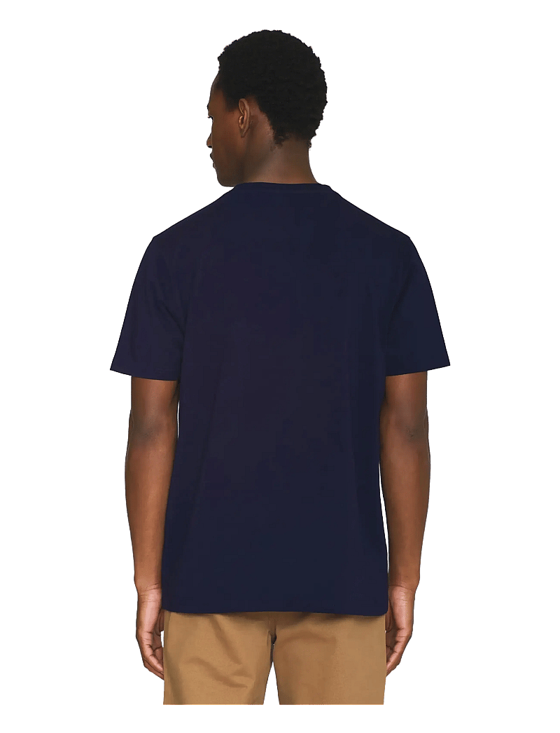 Knowledge Cotton Apparel - 3-pack t-shirt Regular - t-shirts im multipack - total eclipse - 1