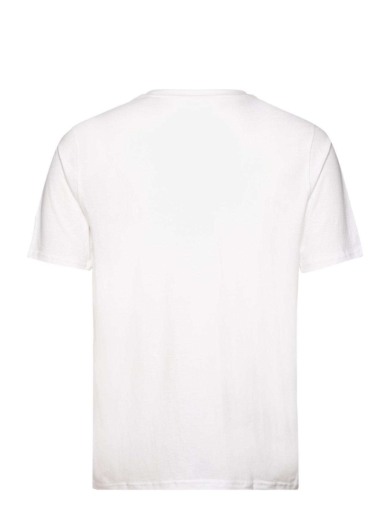 Knowledge Cotton Apparel - Single jersey big crosstitch print - bright white - 1