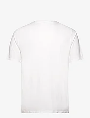 Knowledge Cotton Apparel - Single jersey big crosstitch print - t-shirts - bright white - 1
