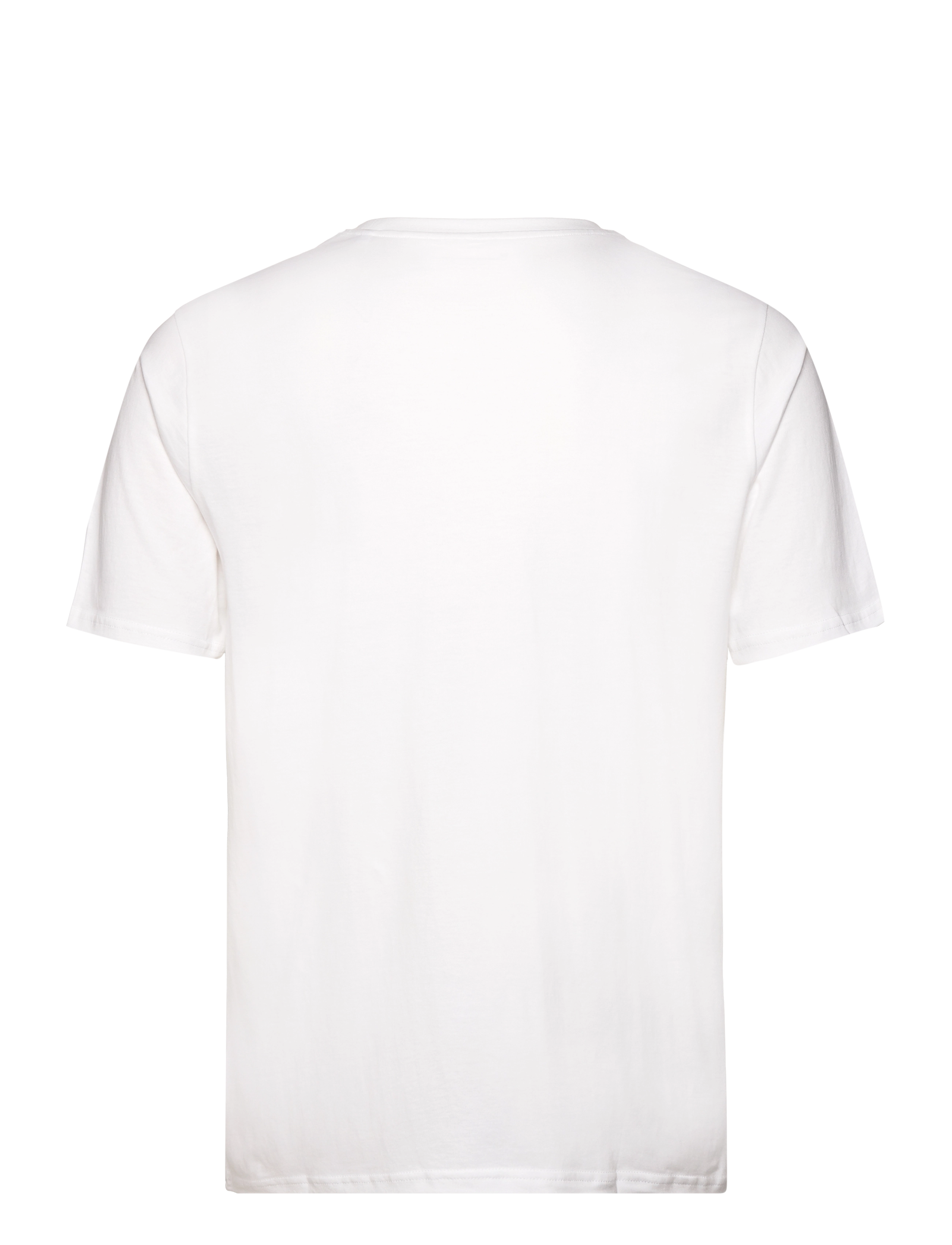 Knowledge Cotton Apparel - Single jersey big crosstitch print - bright white - 1