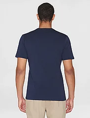 Knowledge Cotton Apparel - Single jersey big crosstitch print - t-shirts - night sky - 3