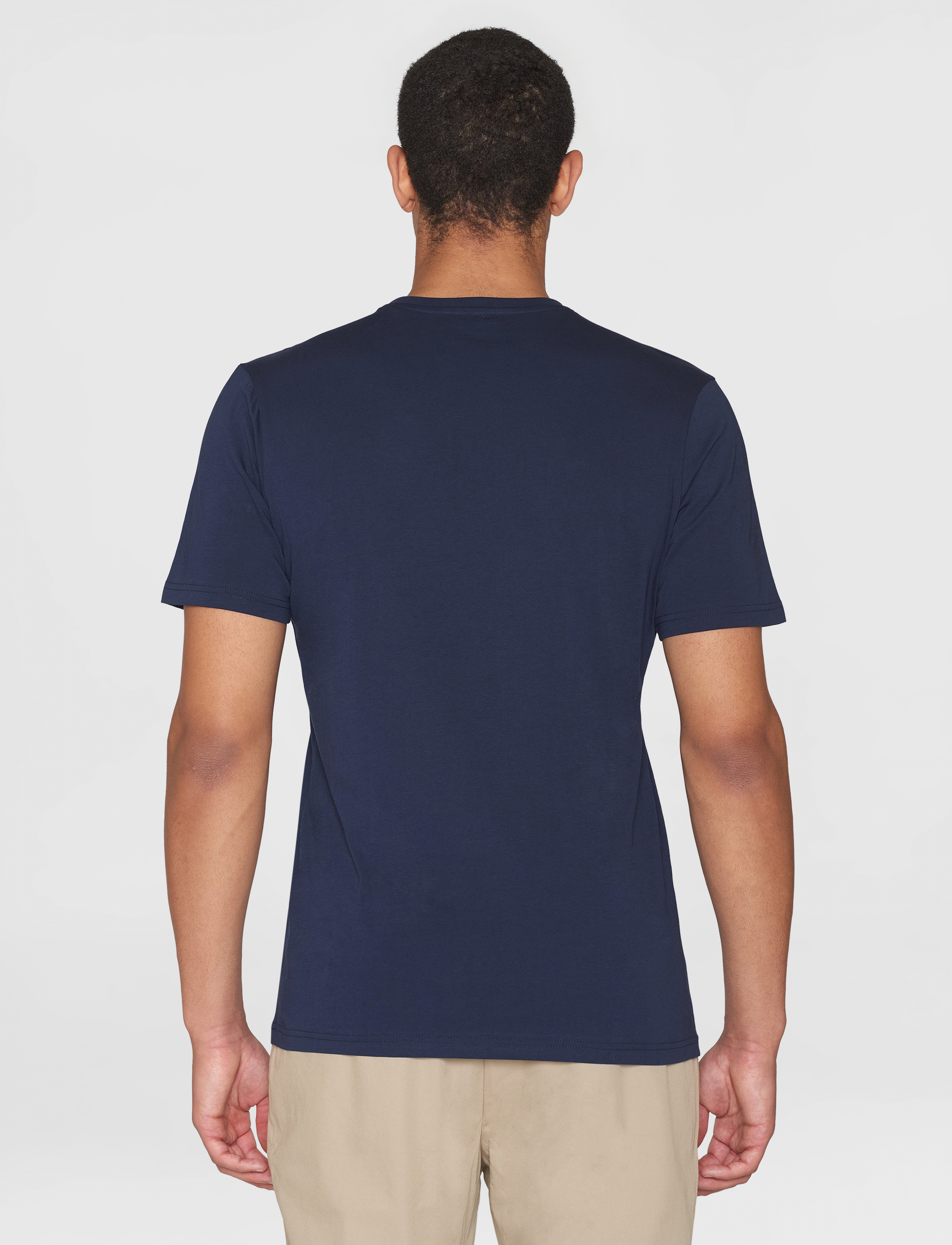 Knowledge Cotton Apparel - Single jersey big crosstitch print - night sky - 3