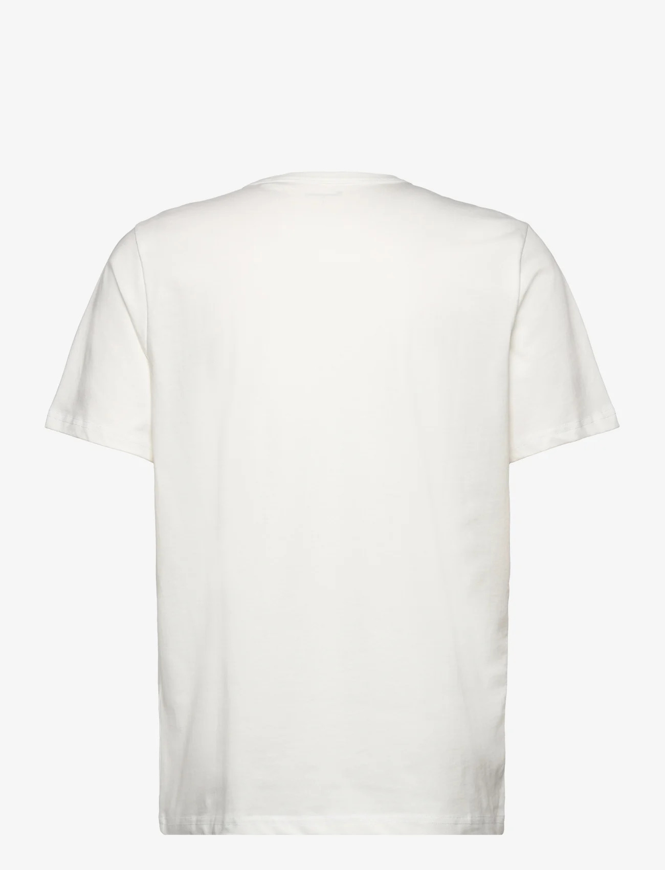 Knowledge Cotton Apparel - Regular short sleeve heavy single e - t-shirts - egret - 1