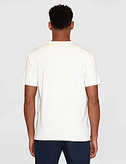 Knowledge Cotton Apparel - Regular short sleeve heavy single e - kortärmade t-shirts - egret - 3