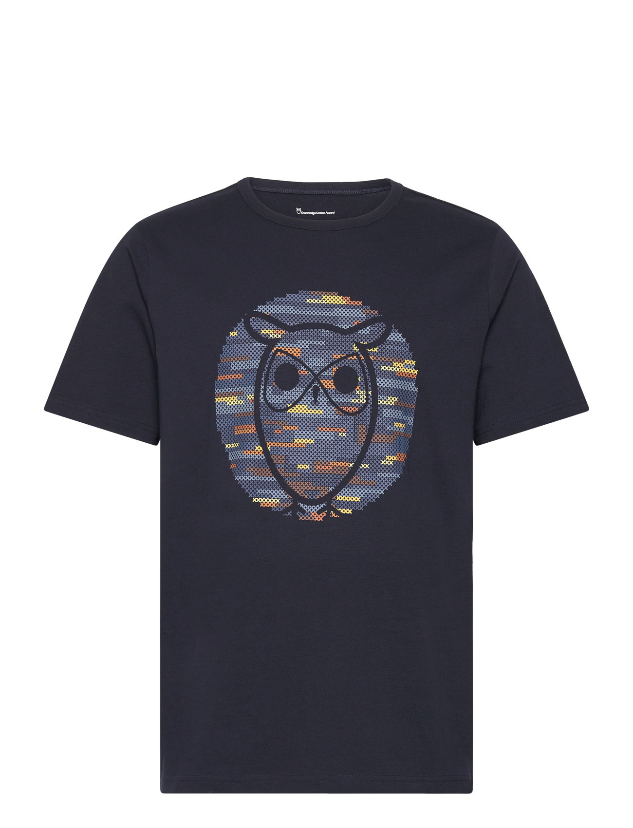 Knowledge Cotton Apparel - Regular short sleeve heavy single o - night sky - 1