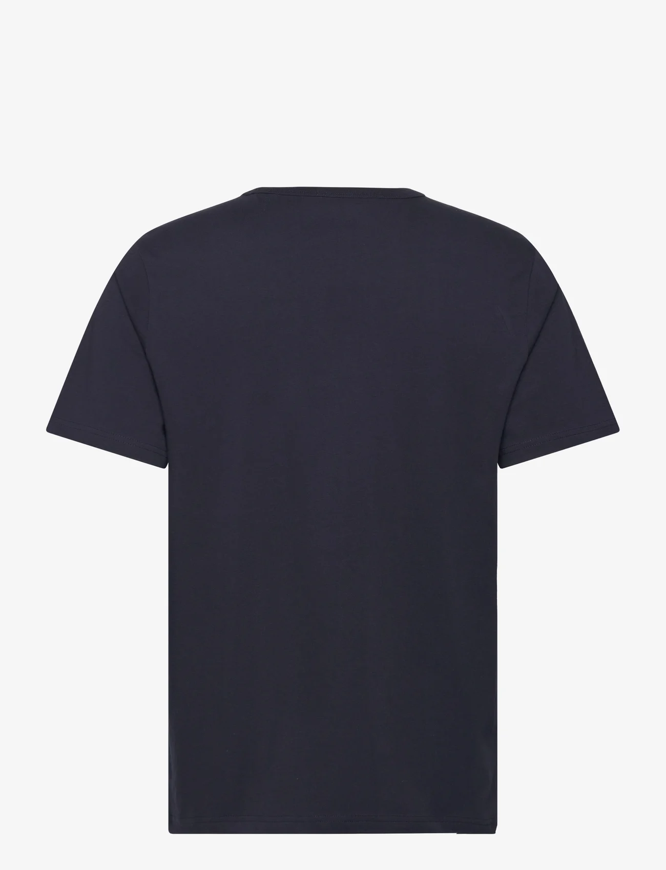 Knowledge Cotton Apparel - Regular short sleeve heavy single o - kortärmade t-shirts - night sky - 1