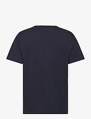 Knowledge Cotton Apparel - Regular short sleeve heavy single o - kortermede t-skjorter - night sky - 1