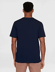 Knowledge Cotton Apparel - Regular short sleeve heavy single o - kortermede t-skjorter - night sky - 3