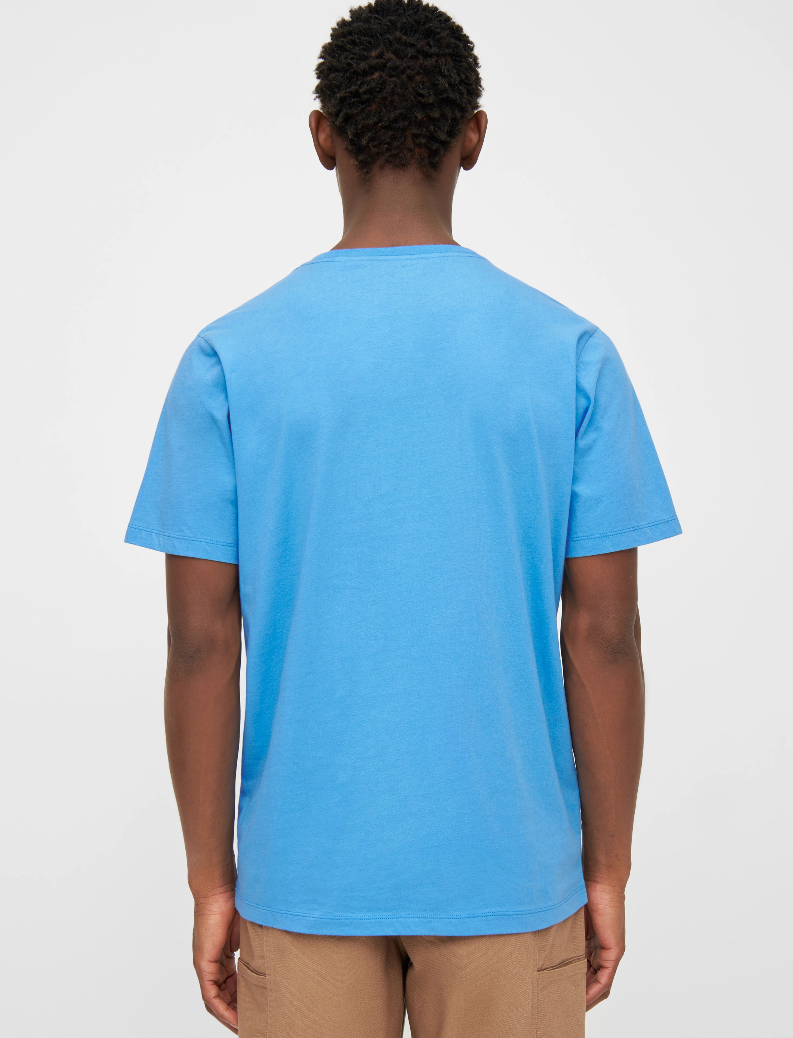 Knowledge Cotton Apparel - Basic core t-shirt - azure blue - 3