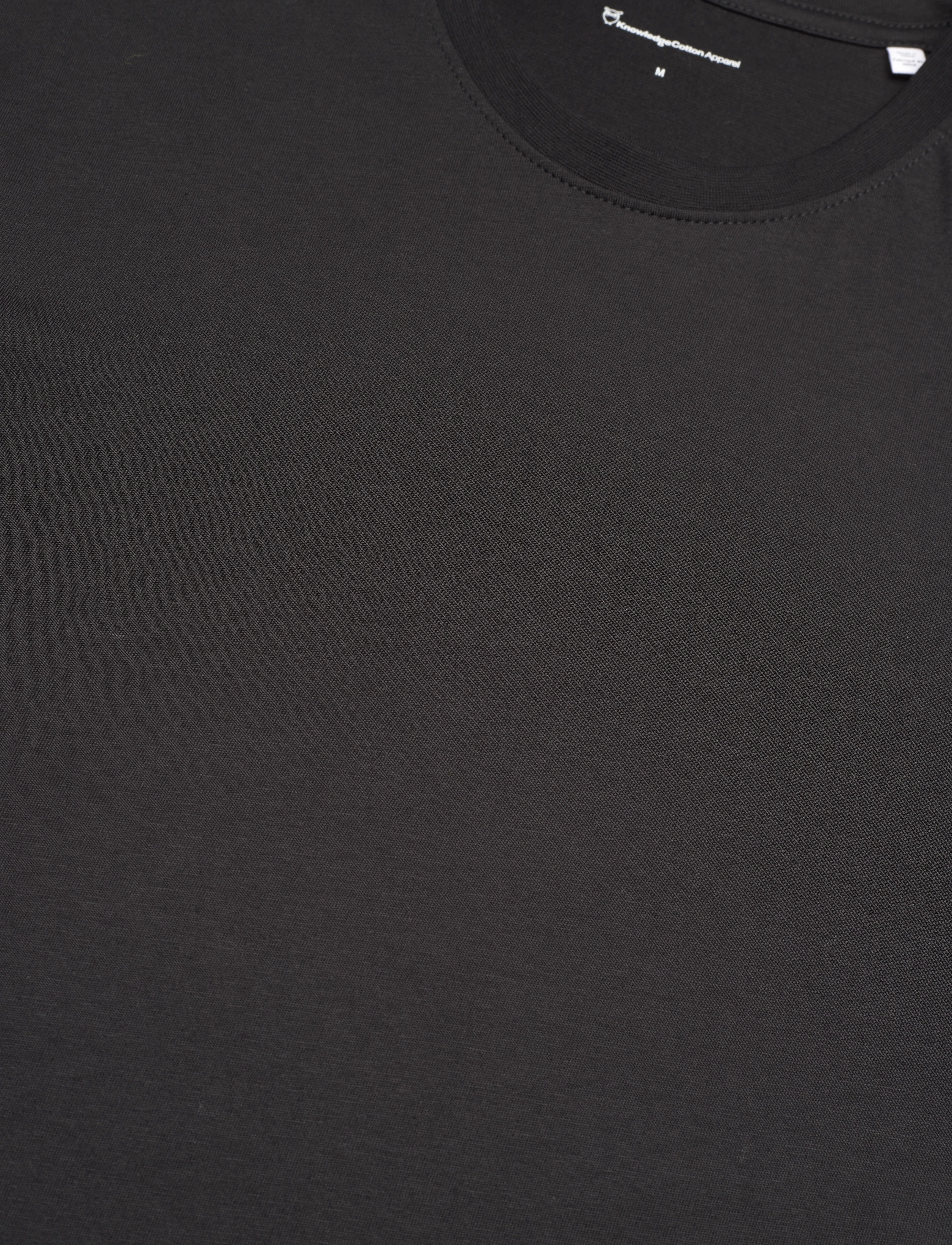 Knowledge Cotton Apparel - Basic core t-shirt - kurzärmelig - black jet - 5
