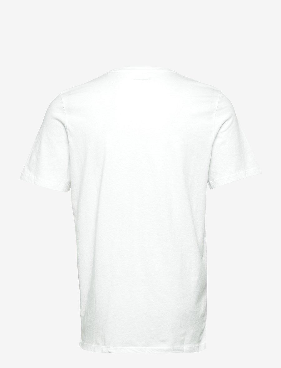 Knowledge Cotton Apparel - AGNAR basic t-shirt - Regenerative - kurzärmelige t-shirts - bright white - 1