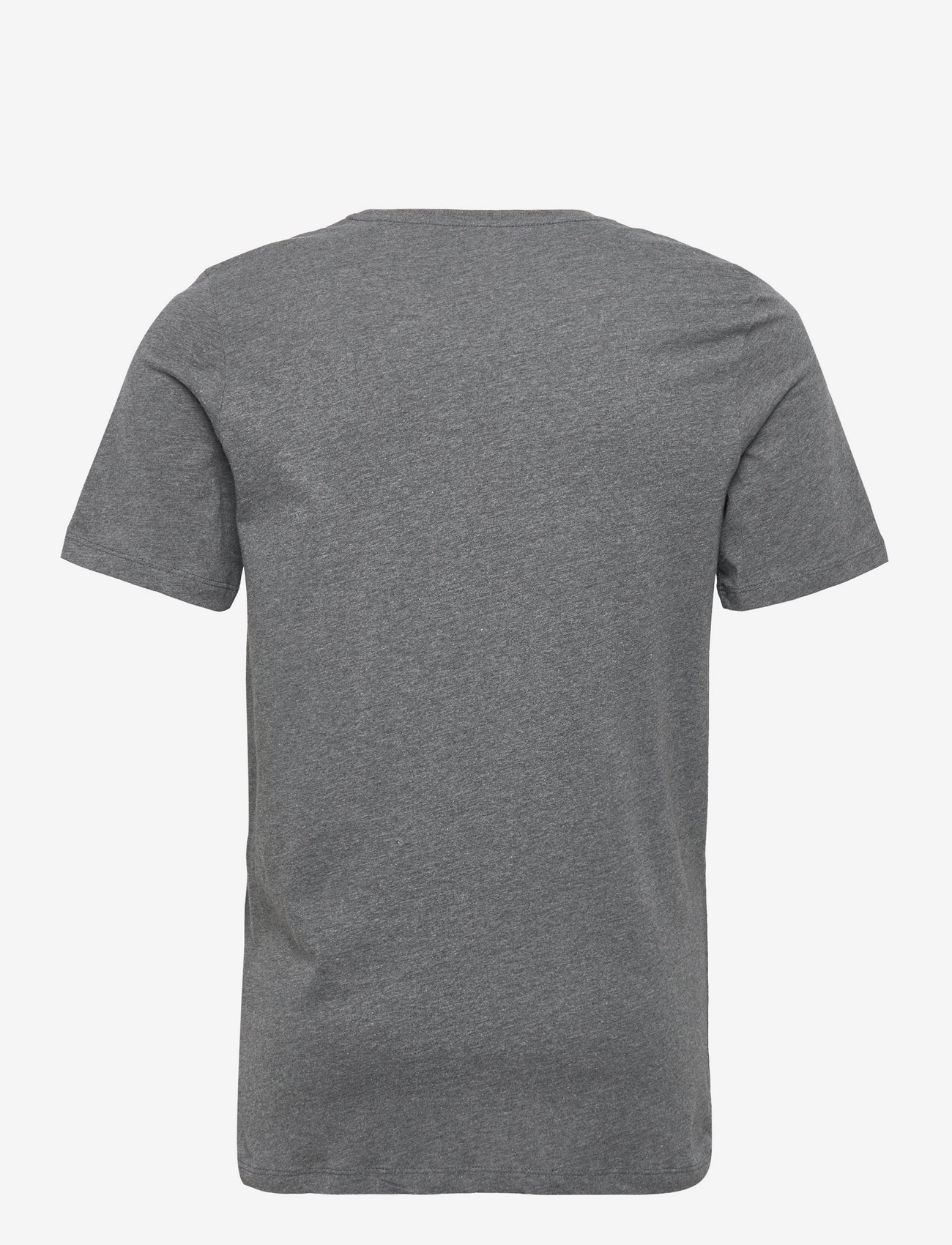 Knowledge Cotton Apparel - AGNAR basic t-shirt - Regenerative - lägsta priserna - dark grey melange - 1