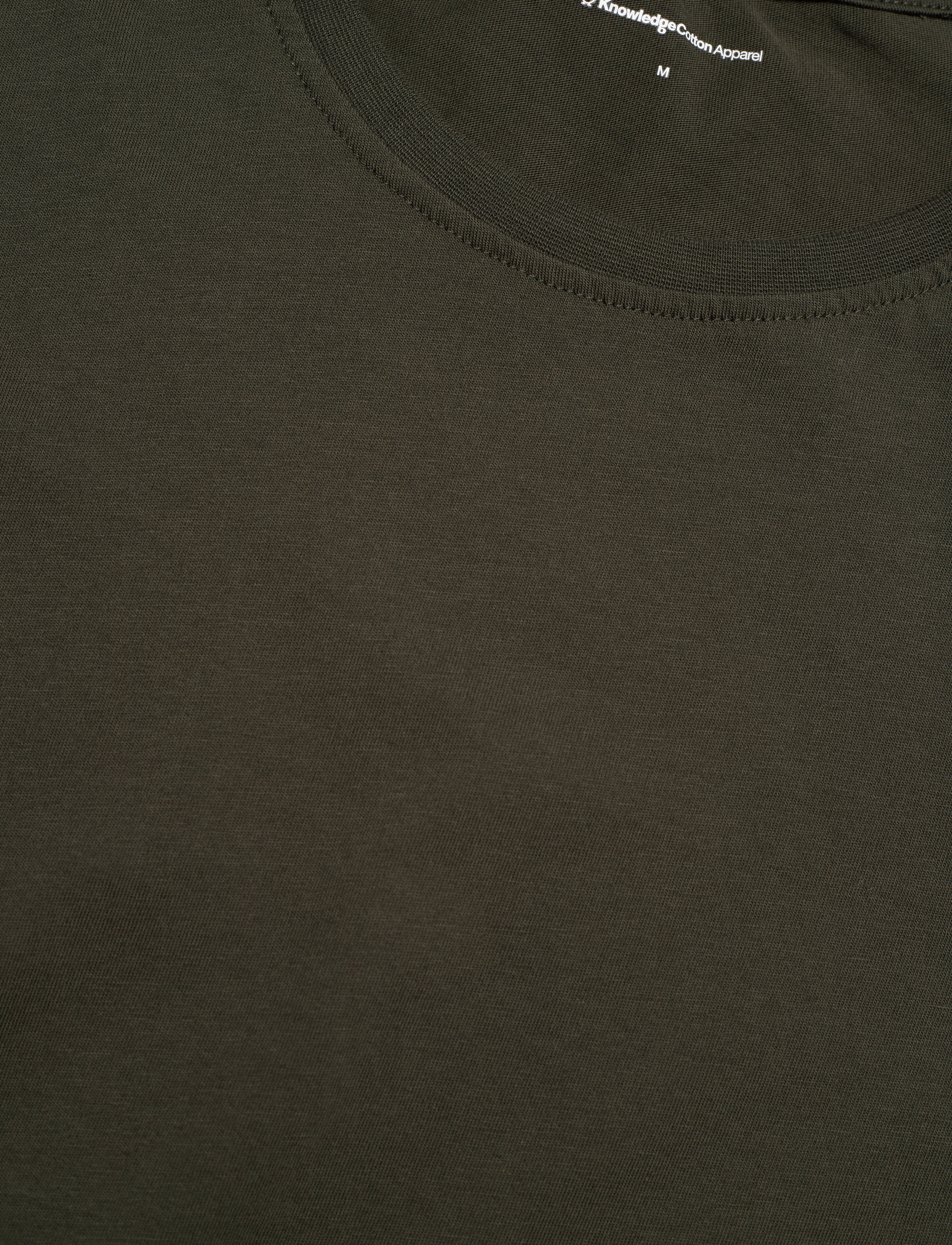 Knowledge Cotton Apparel - Basic t-shirt - GOTS/Vegan - forrest night - 5
