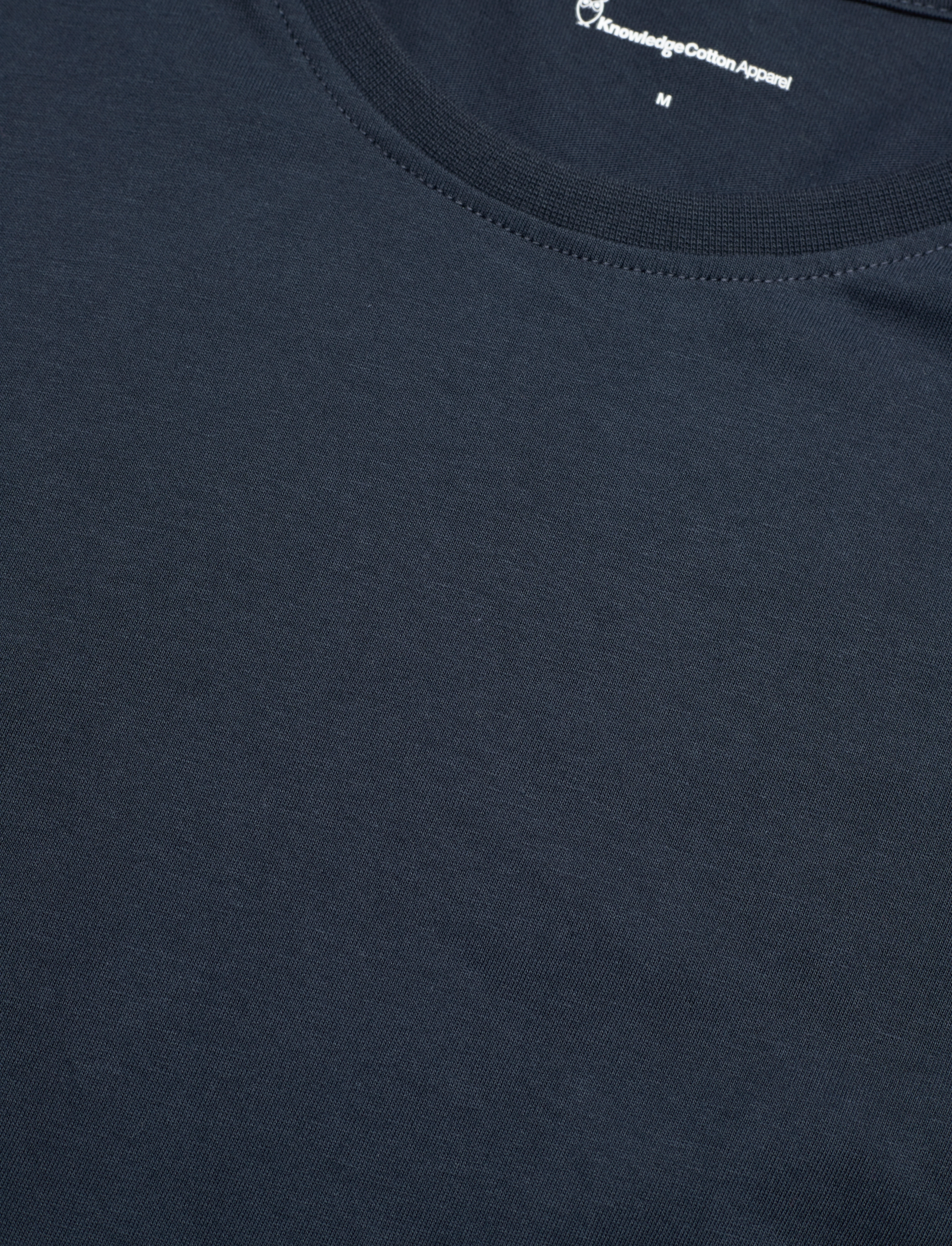 Knowledge Cotton Apparel - Basic core t-shirt - kurzärmelig - total eclipse - 4