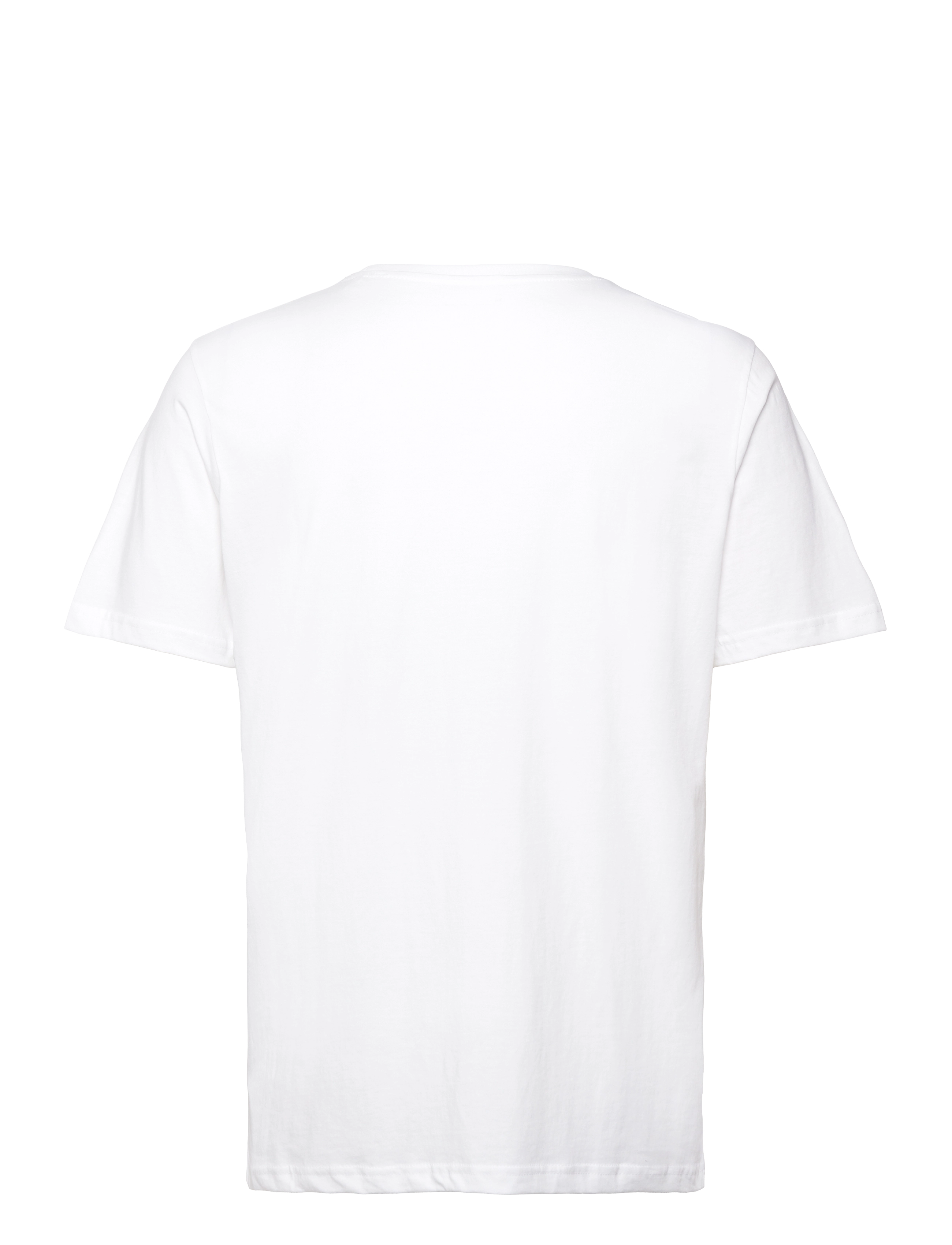 Knowledge Cotton Apparel - Regular fit mountain t-shirt - Rege - bright white - 1