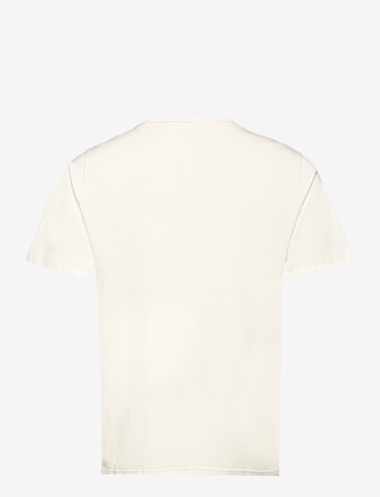 Knowledge Cotton Apparel - Regular fit owl trip chest print t- - egret - 1