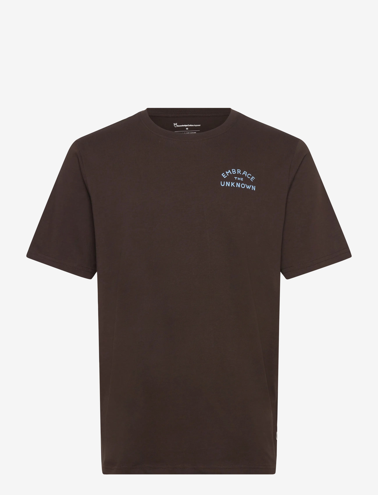 Knowledge Cotton Apparel - Regenerative Organic Cotton Back Pr - efterårstøj - chocolate torte - 0