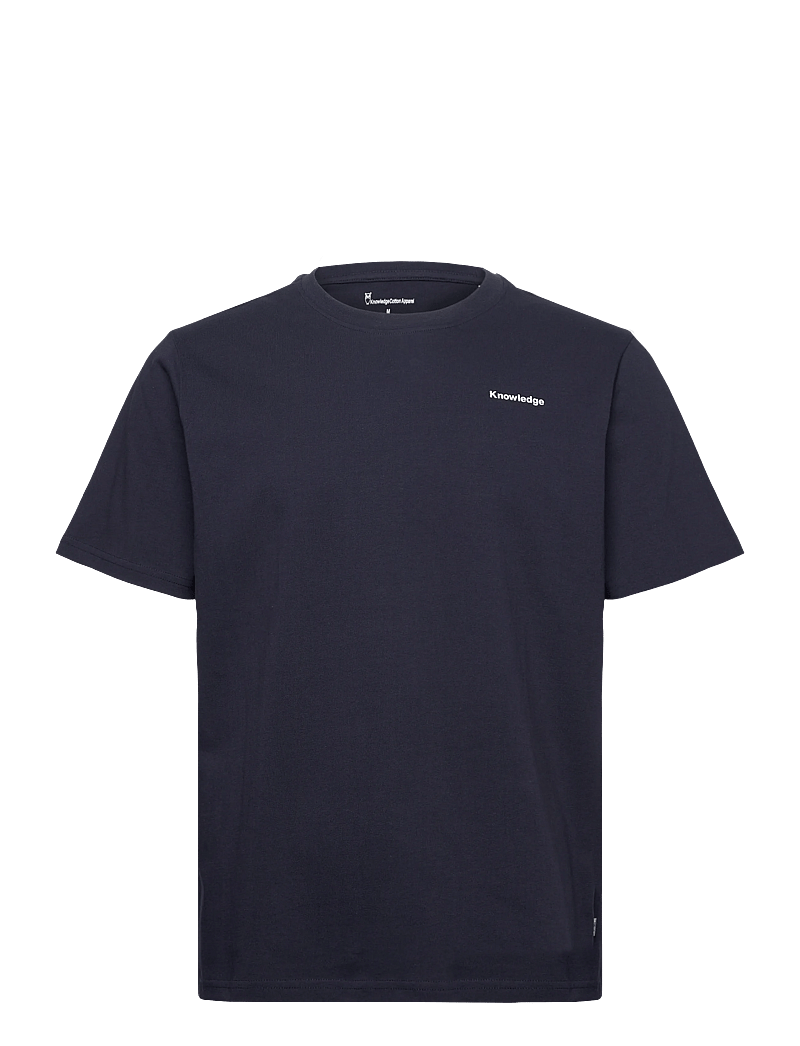 Knowledge Cotton Apparel - Regenerative Organic Cotton Back Pr - kurzärmelig - night sky - 0