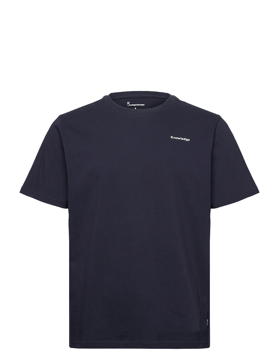 Knowledge Cotton Apparel - Regenerative Organic Cotton Back Pr - kurzärmelig - night sky - 0