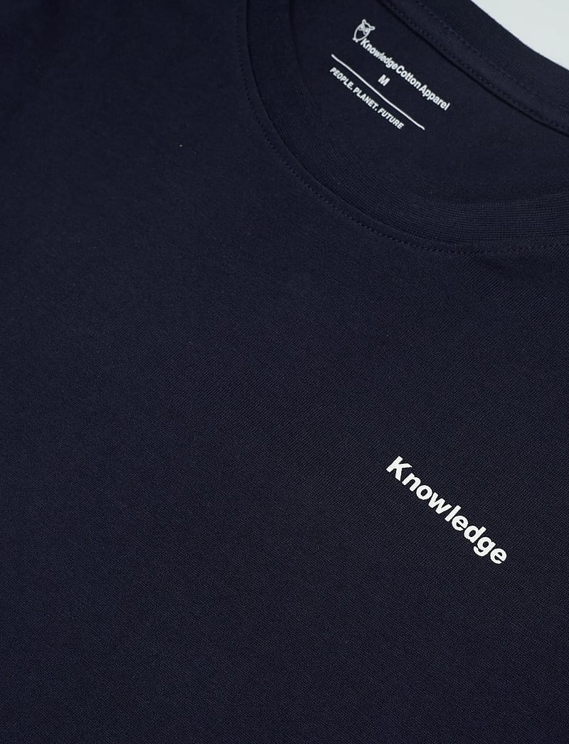 Knowledge Cotton Apparel - Regenerative Organic Cotton Back Pr - kurzärmelig - night sky - 2
