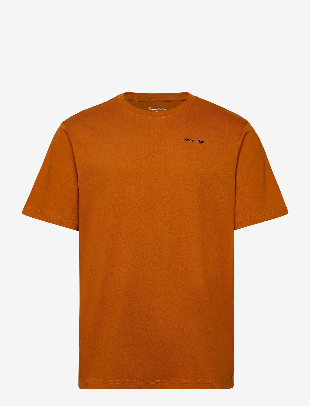 Knowledge Cotton Apparel - Regenerative Organic Cotton Back Pr - kurzärmelig - pumpkin spice - 0
