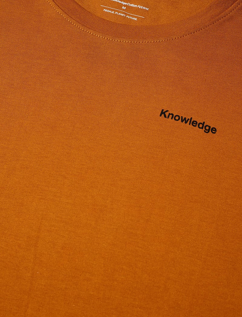 Knowledge Cotton Apparel - Regenerative Organic Cotton Back Pr - kurzärmelig - pumpkin spice - 2