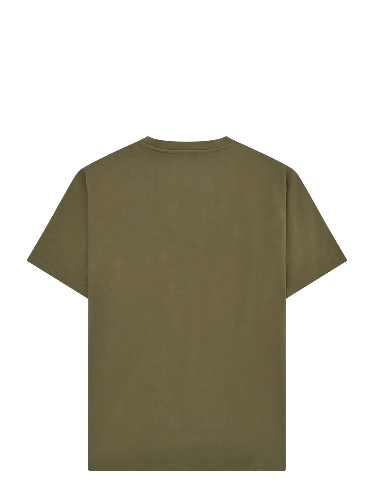 Knowledge Cotton Apparel - Chest print t-shirt - kortærmede t-shirts - burned olive - 1