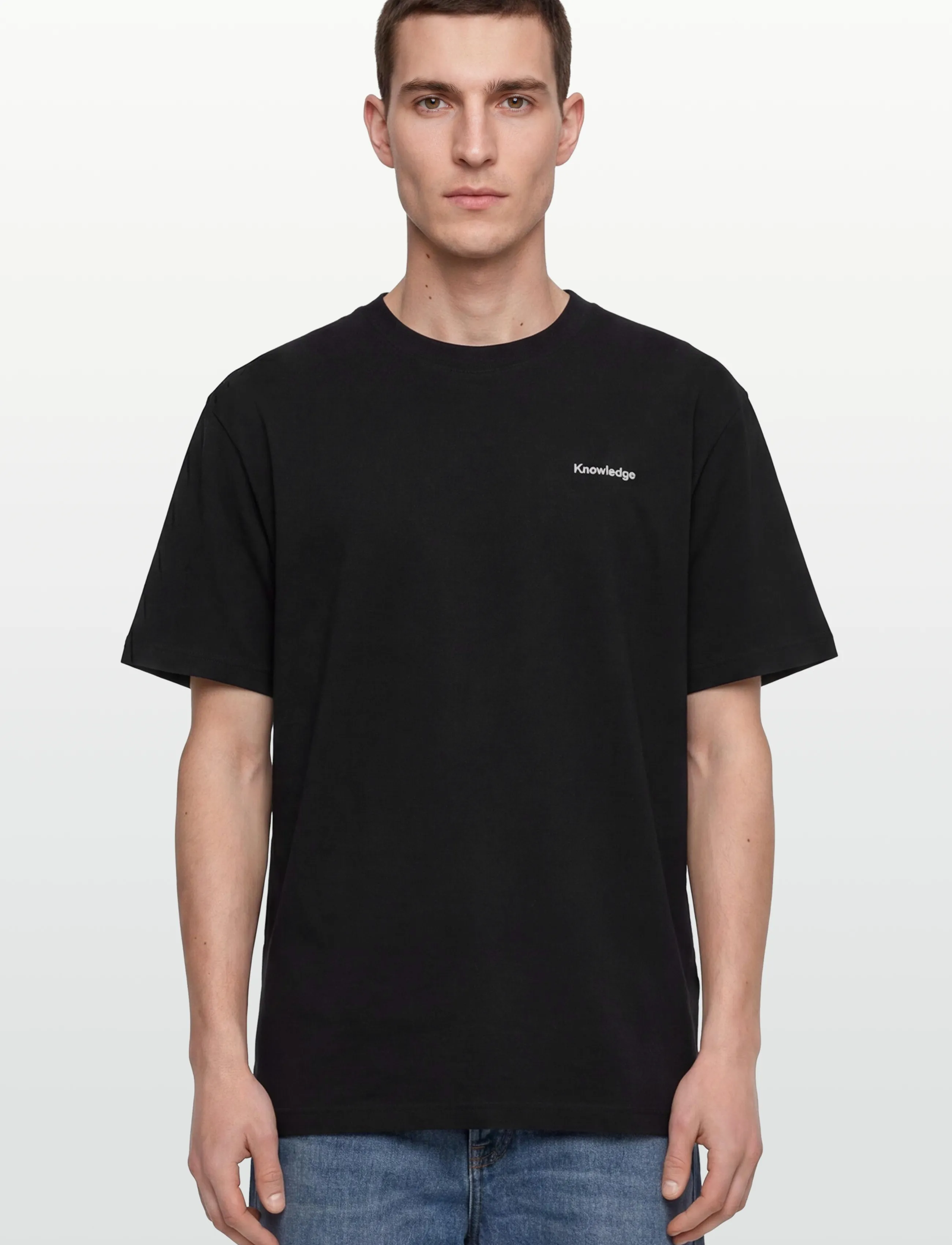 Knowledge Cotton Apparel Back Print T-Shirt herr – bild 2