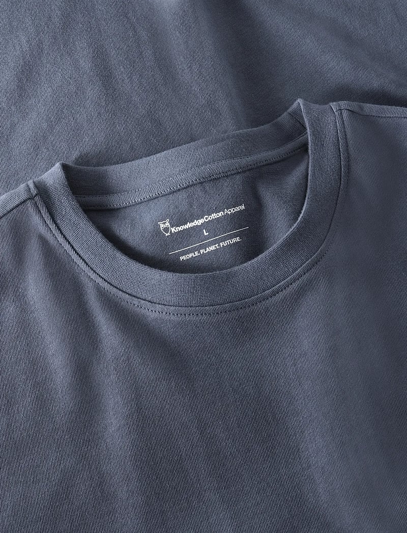 Knowledge Cotton Apparel - Back print t-shirt - kurzärmelig - vintage indigo - 2