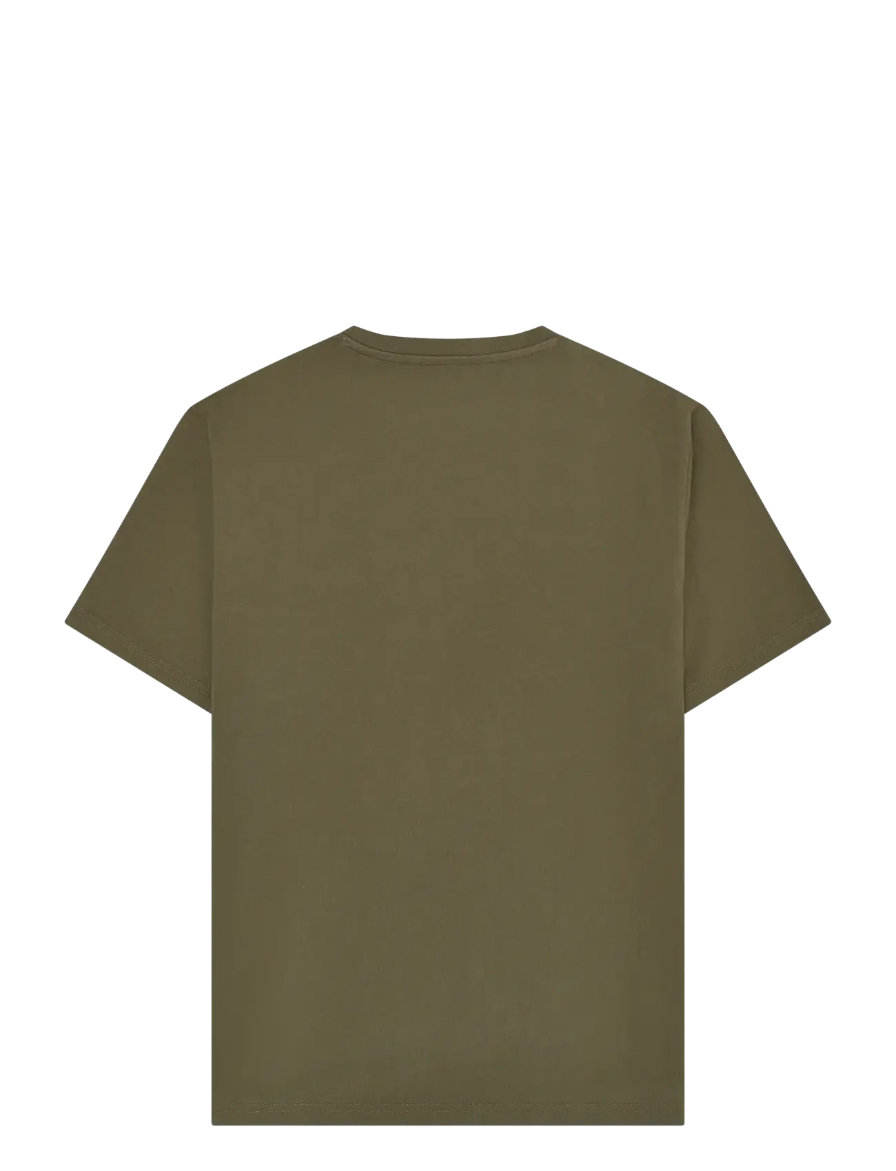 Knowledge Cotton Apparel - Front print t-shirt - stutterma bolir - burned olive - 1