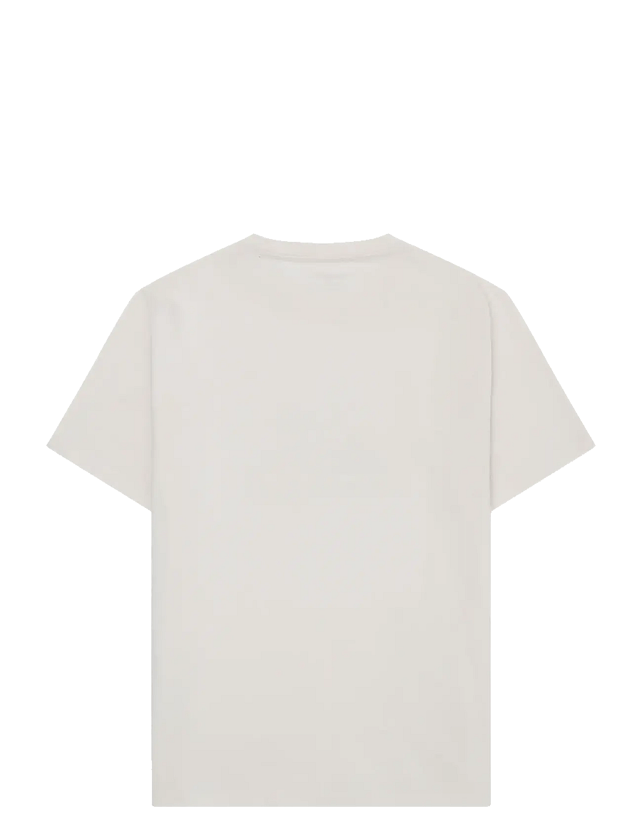 Knowledge Cotton Apparel - Front print t-shirt - kurzärmelig - egret - 1