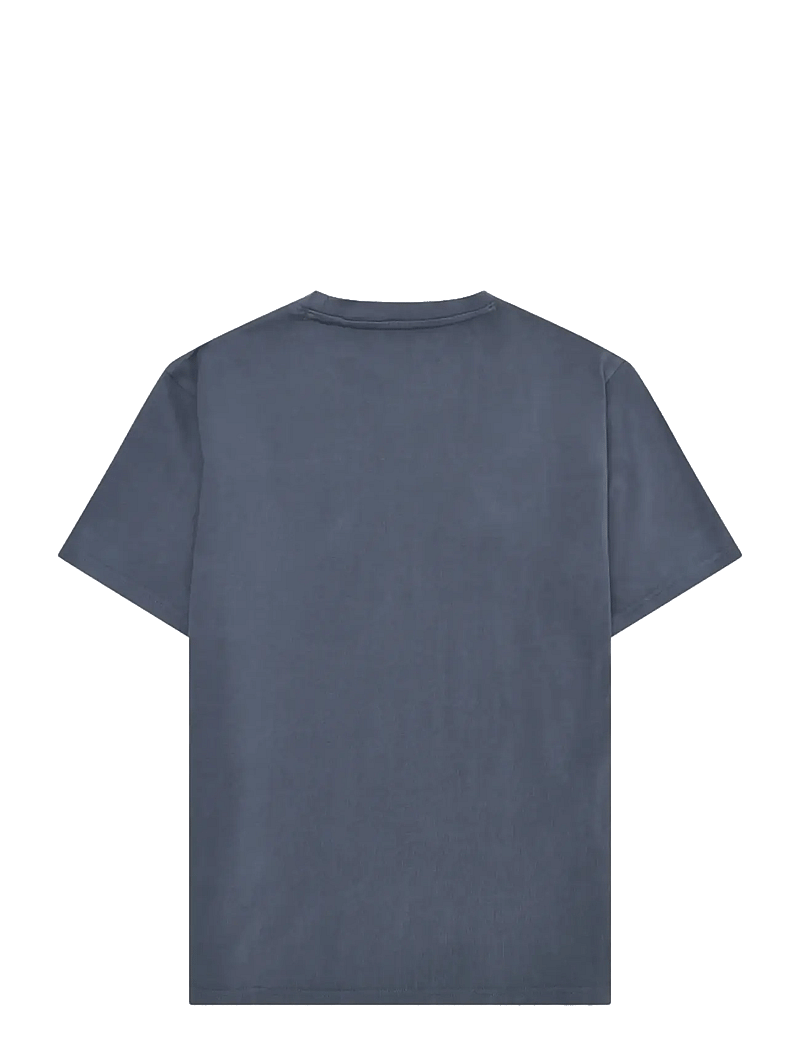 Knowledge Cotton Apparel - Front print t-shirt - kortærmede t-shirts - vintage indigo - 2