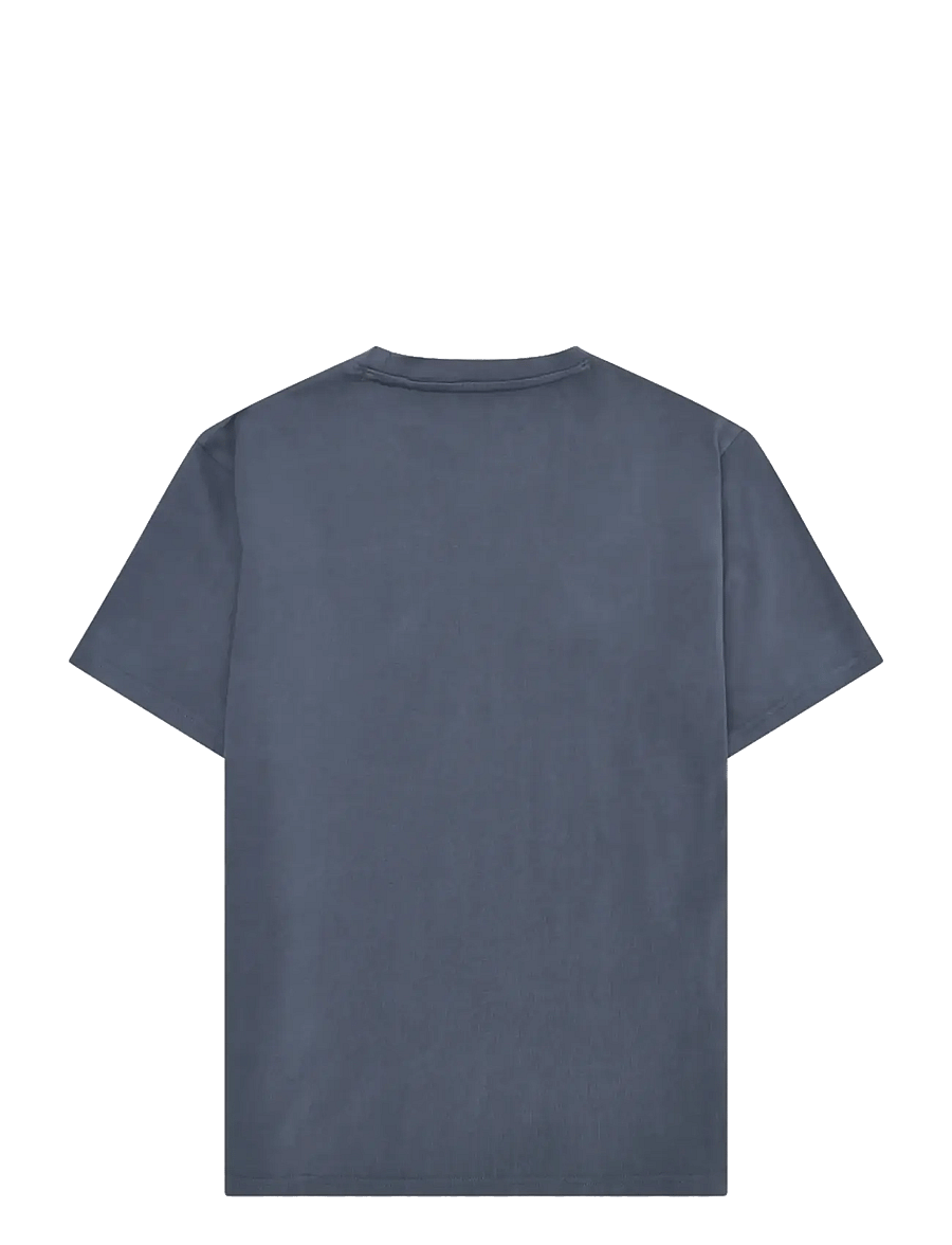 Knowledge Cotton Apparel - Front print t-shirt - kurzärmelig - vintage indigo - 2