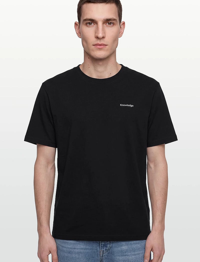 Knowledge Cotton Apparel - Back print t-shirt - kortärmade t-shirts - night sky - 3