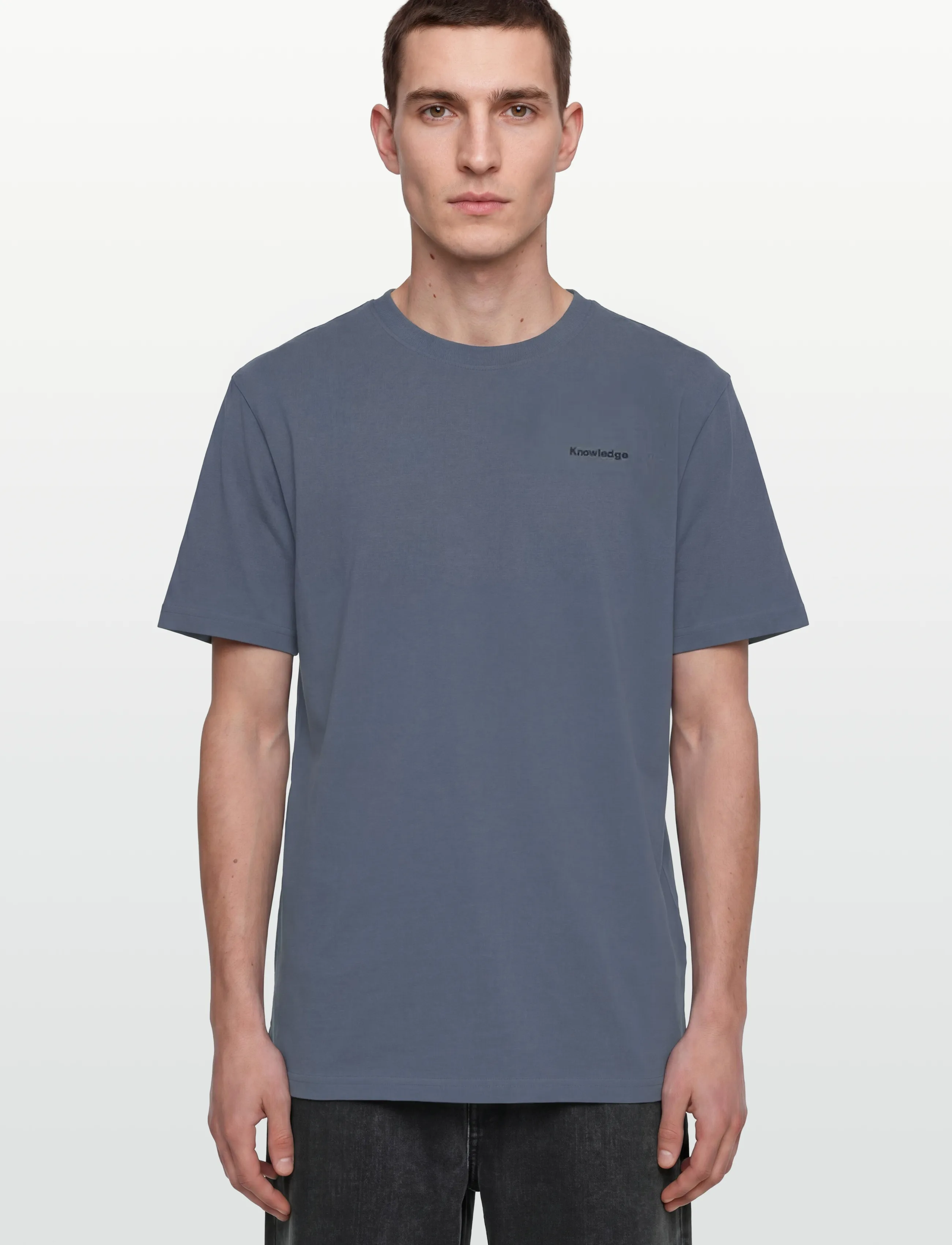 Knowledge Cotton Apparel Back Print T-Shirt herr – bild 2