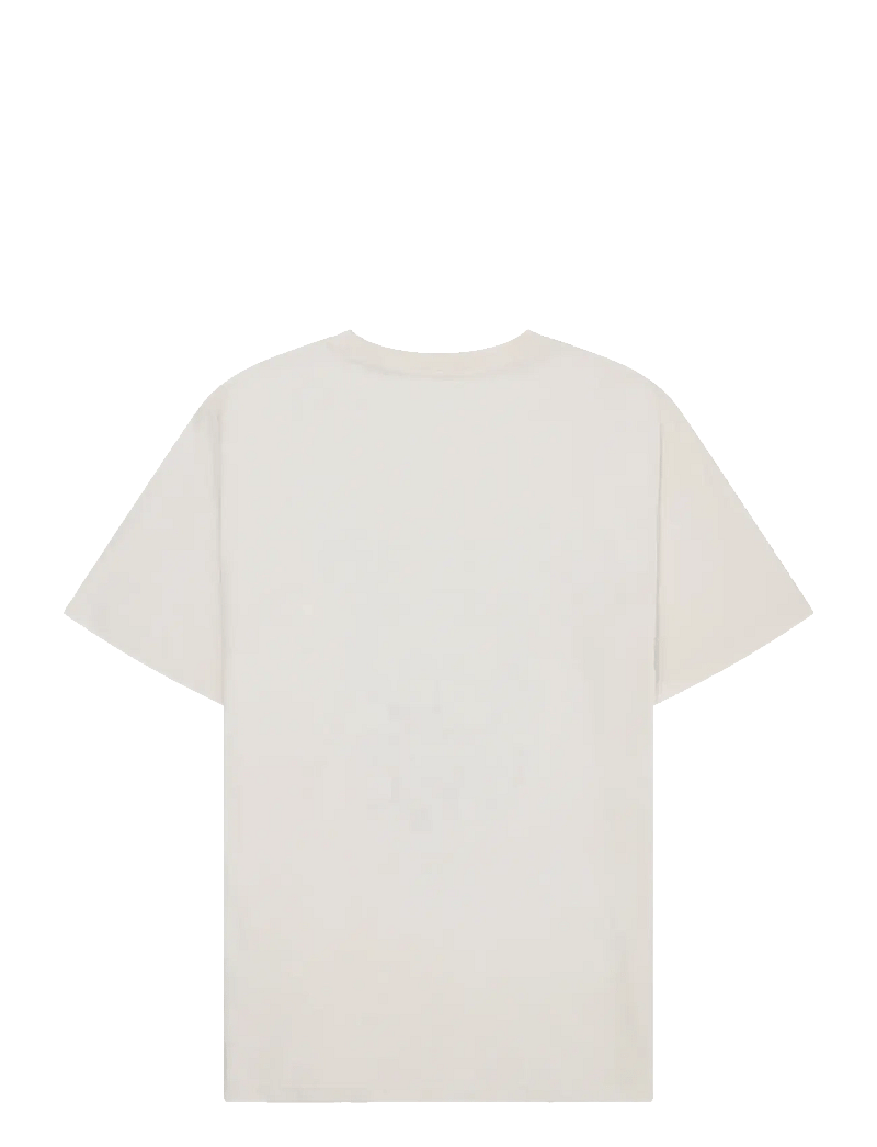 Knowledge Cotton Apparel - Front print t-shirt - kurzärmelig - egret - 1