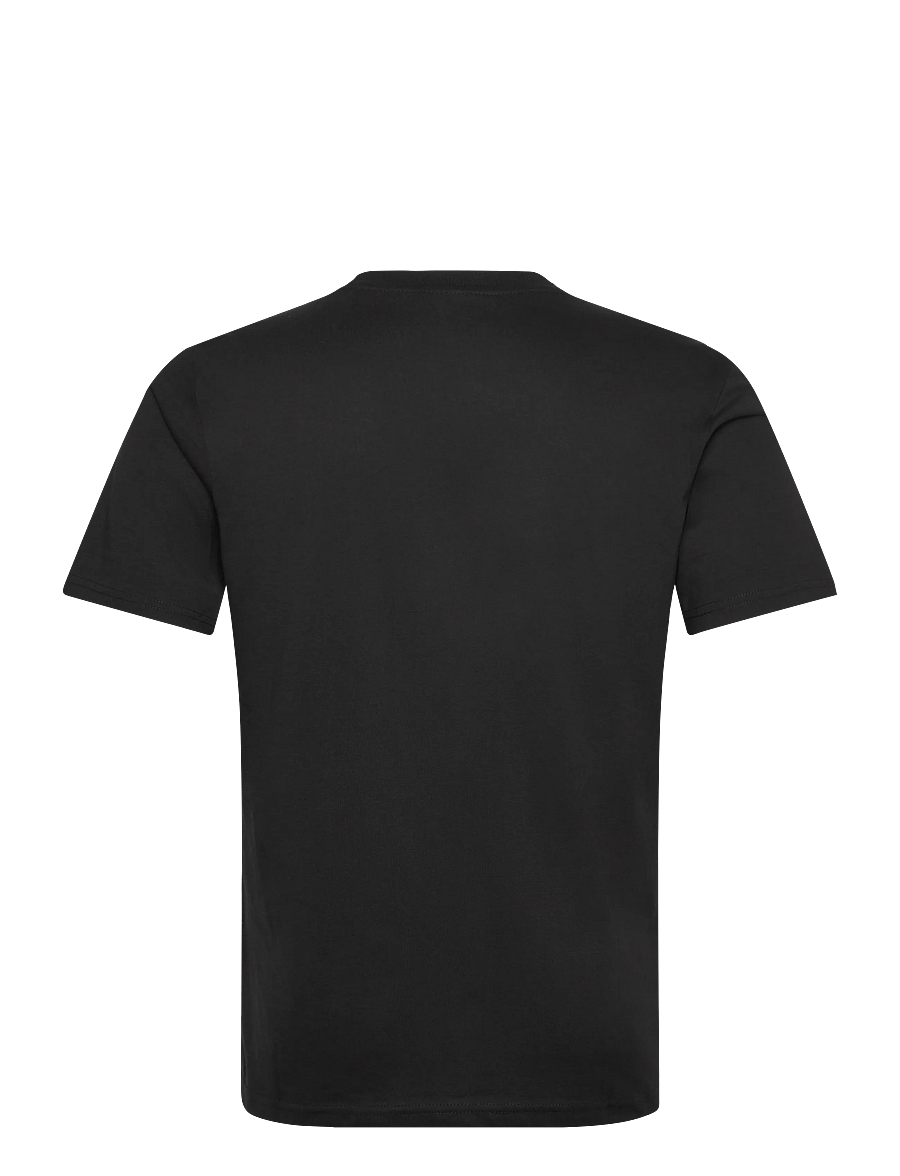Knowledge Cotton Apparel - ALDER owl chest print tee - GOTS/Ve - kurzärmelige t-shirts - black jet - 1